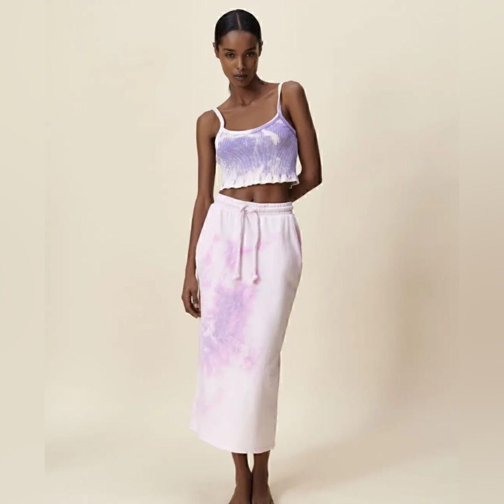 ZARA TIE DYE SKIRT